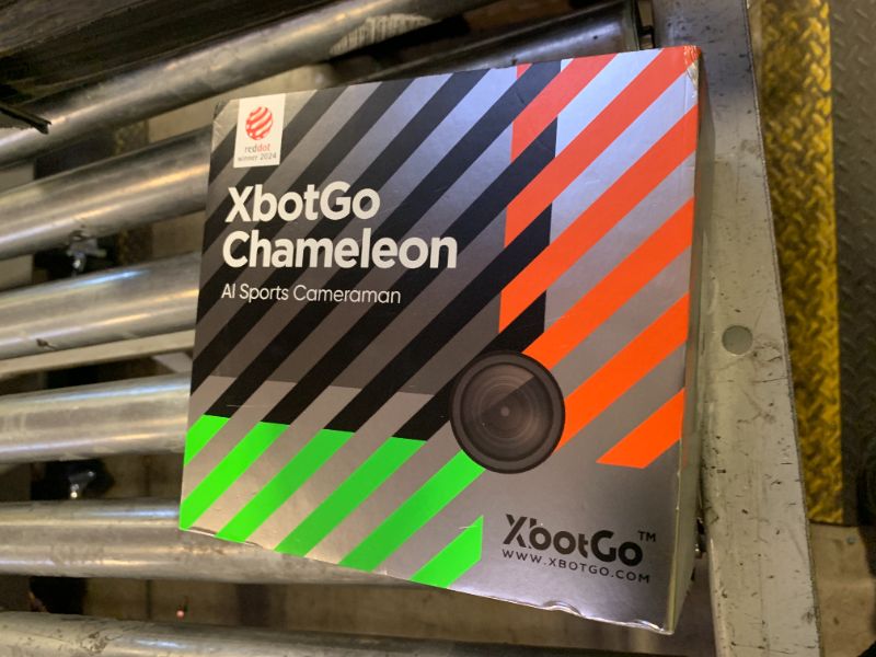 Photo 1 of XbotGo Chameleon AI Auto Sports Action Camera - 4K 60FPS Soccer Camera and Basketball Tracking Camera for Team Sports, Live Streaming, No Subscription, Works with iOS & Android (Lava Graphite)