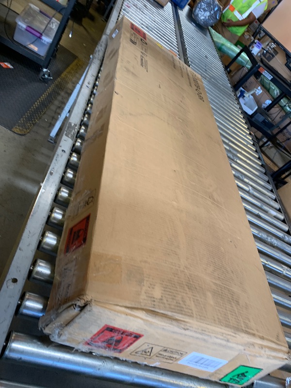 Photo 1 of Avenco Queen Bed Frame, Upholstered Platform Bed Frame with Adjustable Headboard, Wood Slat Support, Easy Assembly, No Box Spring Needed, Beige