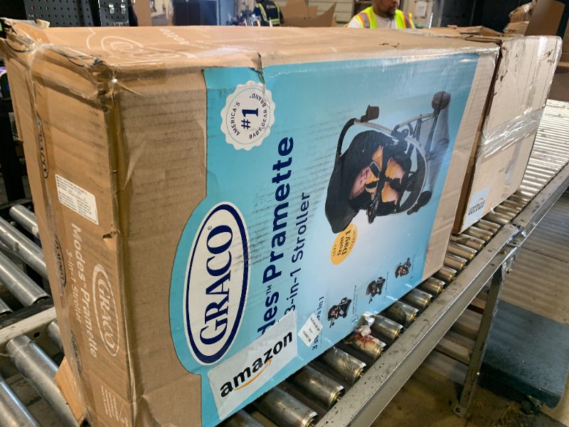 Photo 1 of Graco Modes Pramette Stroller, 3-in-1 Baby Stroller, 3 Modes: Infant Car Seat Carrier (Car Seat Not Included), Infant Pramette, and Toddler Stroller, Reversible Seat, One-Hand Fold, Pierce