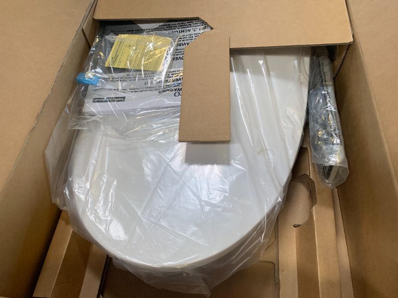 Photo 1 of TOTO® WASHLET® KS6 Electronic Bidet Toilet Seat with Instantaneous Water Heating, PREMIST and EWATER+ Wand Cleaning, Elongated, Cotton White - SW3946#01