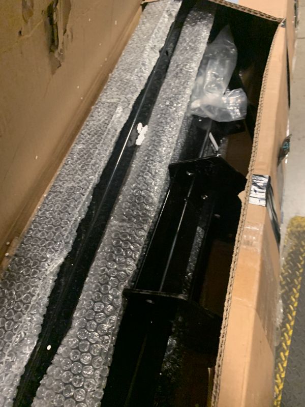 Photo 1 of VEVOR Motorcycle Carrier, 600 LBS Steel Motorcycle Carrier Hitch Mount with 47" Longer Ramp, Scooter Dirt Bike Trailer Hauler with Ratchet Straps and Stabilizer, for Car, Truck with 2" Hitch Receiver