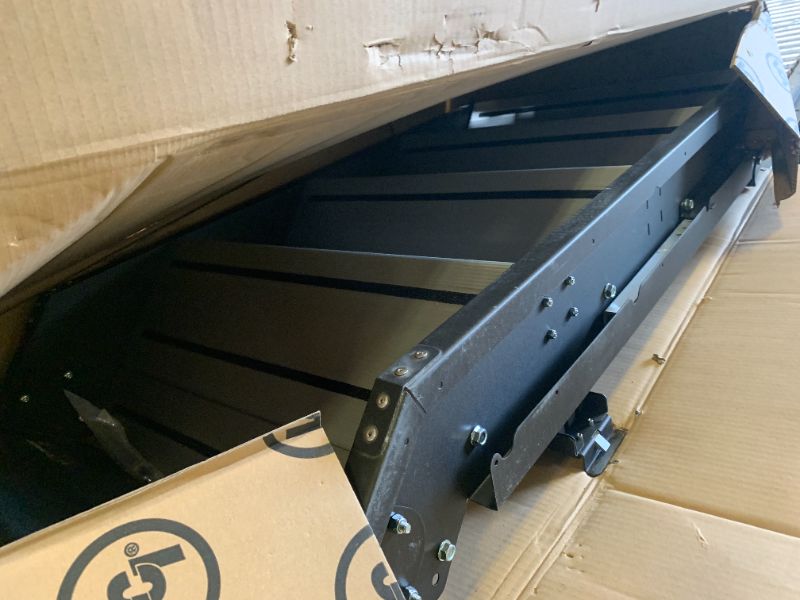 Photo 1 of Lippert Components Solid Step Quad Step for RV and Travel Trailer Entry Doorway ,30 inch -791575 , Black