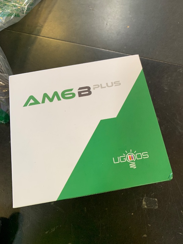 Photo 1 of Ugoos AM6B Plus TV Box Amlogic S922X-J Android 9.0 DDR4 4GB RAM 32GB ROM WiFi6 1000M Ethernet USB 3.0 BT5.0 4K H.265 HDR TV Box