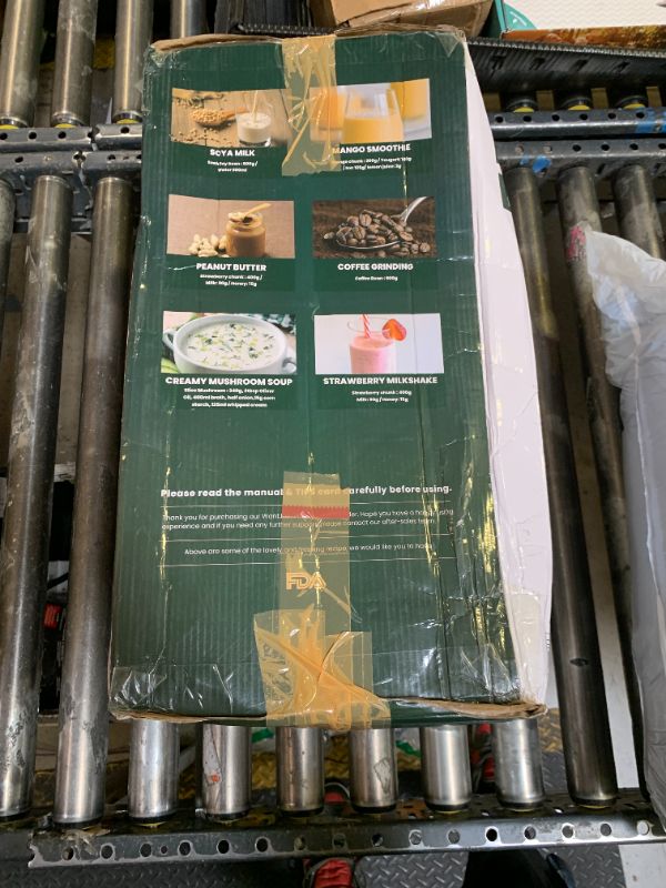 Photo 1 of WantJoin Commercial Professional Blender With Shield Quiet Sound Enclosure 2200W Industries Strong and Quiet Professional-Grade Power, Self-Cleaning, Silver