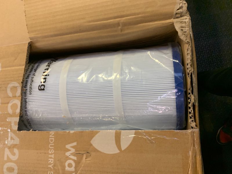Photo 1 of Future Way CCP420 Pool Filter Cartridges Replacement for Pentair Clean & Clear Plus 420, Replace Pentair R173576, Pleatco PCC105-PAK4, 420 sq.ft, 4-Pack