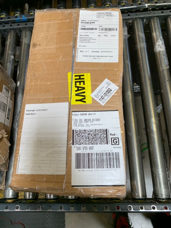 Photo 1 of B2840 2.5HP Pool Pump Motor, 56Y Frame 3450RPM 230V, Compatible with A.O. Smith, Pentair Sta-Rite, Century, Hayward, for Various Above Ground and Underground Swimming Pools