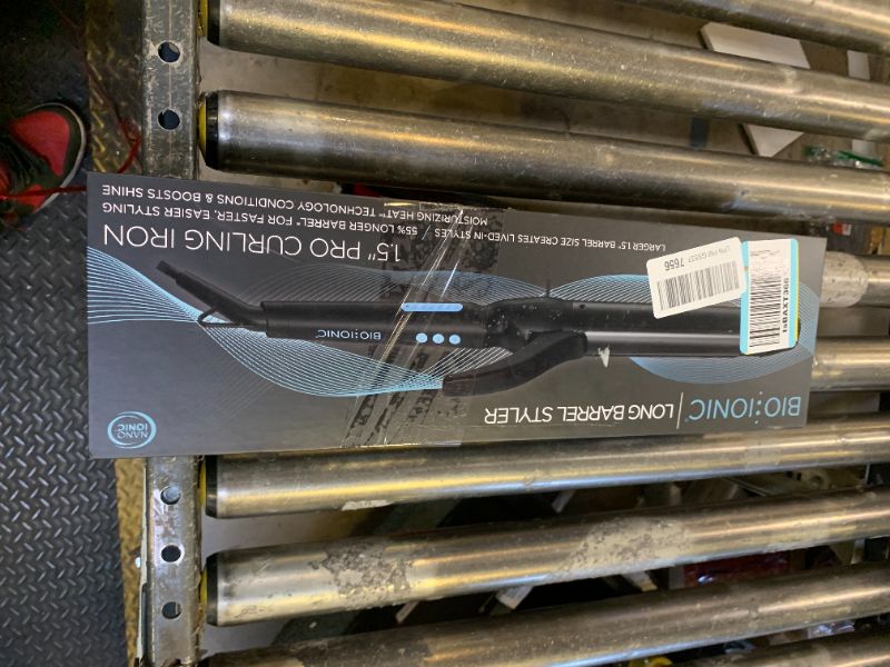 Photo 1 of Bio Ionic Long Barrel Styler, 1.5 inch Extended Curling Iron with Moisture Heat Technology & NanoIonic MX, Versatile Curling Wand with Longer Barrel Best for Soft Curls
