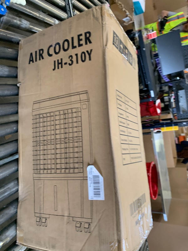 Photo 1 of Uthfy 6288 CFM Swamp Cooler for 1400 sq.ft, 48" Evaporative Air Cooler with 21.5 Gal Detachable Water Tank, 120° Oscillation, 3 Modes, 12H Timer, Indoor & Outdoor Air Conditioner for Garage, Patio
