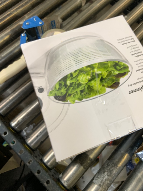 Photo 1 of OXO Good Grips Salad Spinner | Lettuce Spinner | Fruit Washer | Fruit Washing Bowl with Strainer | Vegetable Cleaner | Salad Cleaner | Lettuce Washer | 6.22 Quart Capacity