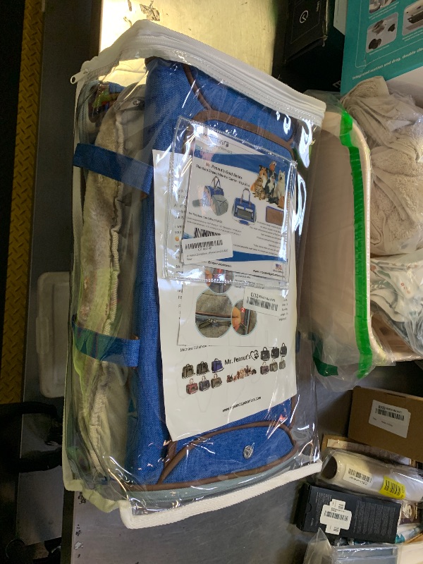 View 2 of Mr. Peanut's Gold Series Standard Size Airline Compliant Expandable Pet Carrier V3.0 (Deja Blue)