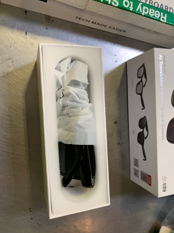 Photo 1 of XO AI Smart Glasses,HD 1080P Camera Glasses with Video Recording & Photo Taking,140+ Language Real-Time Translation Glasses Perfect for Travel, Business(Black)