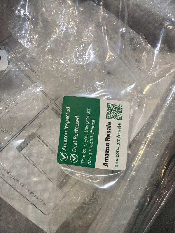 Photo 1 of Microwave Filler Kit 2.95” Wide Stainless Steel Microwave Trim Kit Replaces W10164745 - Compatible with Whirlpool GE and Most Other Brands - Fills Over the Range Oven Cabinet Gap - 17.25”D x 10.75”H