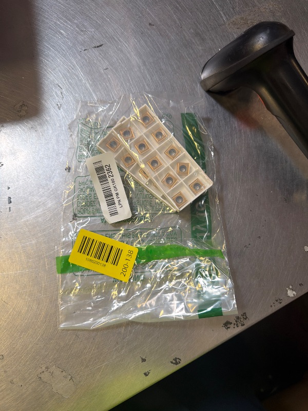 Photo 1 of 10PCS Carbide Indexable Inserts 623564000 Compatible with Metabo KFM 15-10 F & KFM 16-15 F & KFMPB 15-10 F & PFM17, Beveling Tool Accessories for Chamfering and Weld Preparation, Gold