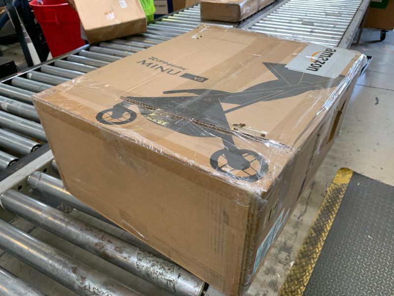 Photo 1 of UPPAbaby Minu V3 Travel Stroller | Lightweight + Compact Design | One-Hand Fold + Unfold | from Birth + Overhead Compatible | Dillan (Stone Blue/Carbon Frame/Sand Leather)