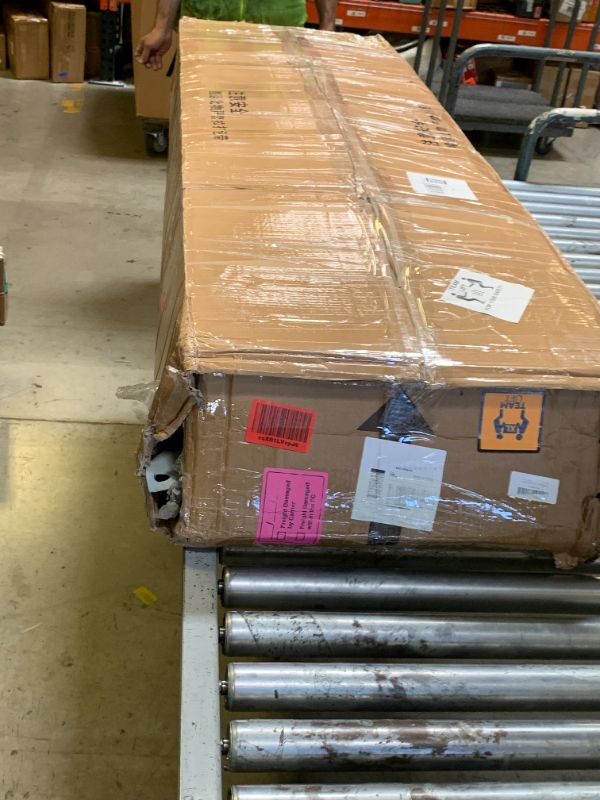 Photo 1 of ?6-Step Rolling Ladder with Handrails Lockable Wheels, Rolling Stairs with 51" Heigh Anti-Slip Platform with Fencehail, Industrial Platform Ladder for Supermarket Warehouse Factory, 19.6" W x74.7 H