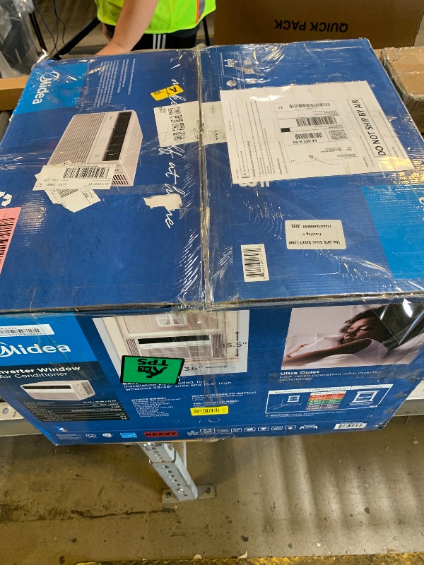 Photo 1 of Midea 12,000 BTU Smart Inverter Window Air Conditioner with APP, Alexa Control, 115V AC Unit Cools up to 550 Sq. Ft, Quiet Operation, Energy Saving, Remote & Easy Installation Kit, White