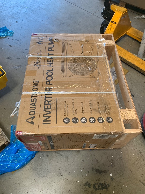 Photo 1 of AQUASTRONG Swimming Pool Heat Pump,High Energy Efficient Pool Heater for Above Ground and Inground Pool, Heating and Cooling Pool Heater, for 7500 Gallons