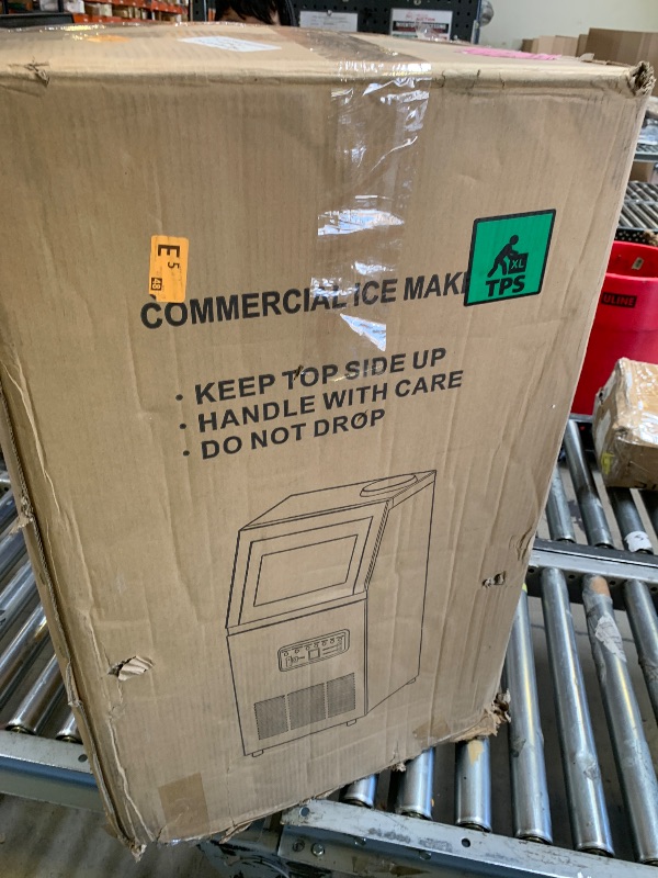 Photo 1 of Hothope Commercial Ice Maker Machine 120Lbs/24H with 35Lbs Capacity