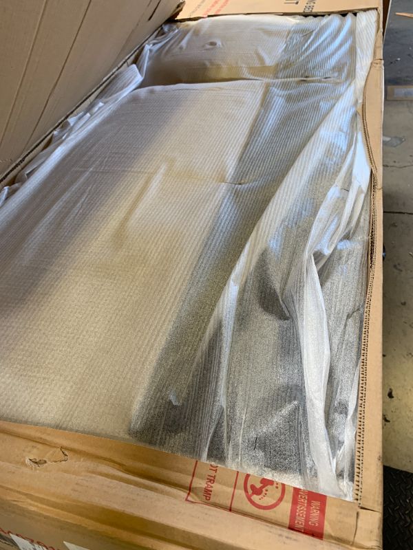 Photo 1 of Christopher Knight Home King Size Upholstered Platform Bed Frame Boucle Fabric Bed with Thick Curved Headboard Low Profile Design and Solid Wood Legs for Bedroom, Taupe