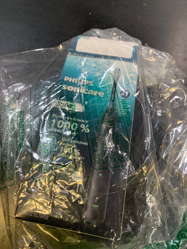 Photo 1 of Philips Sonicare 5900 Series Electric Toothbrush, Pressure Sensor, 6 Brushing Settings, SmarTimer, BrushPacer, 21-Day Runtime, Gentle Professional-Clean Feel, for Sensitive Gums, Black, HX7131/02