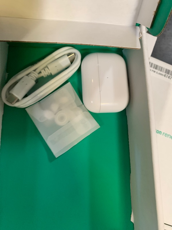 Photo 1 of Apple AirPods Pro (2nd Generation) with MagSafe Charging Case (USB-C) (Renewed Premium)