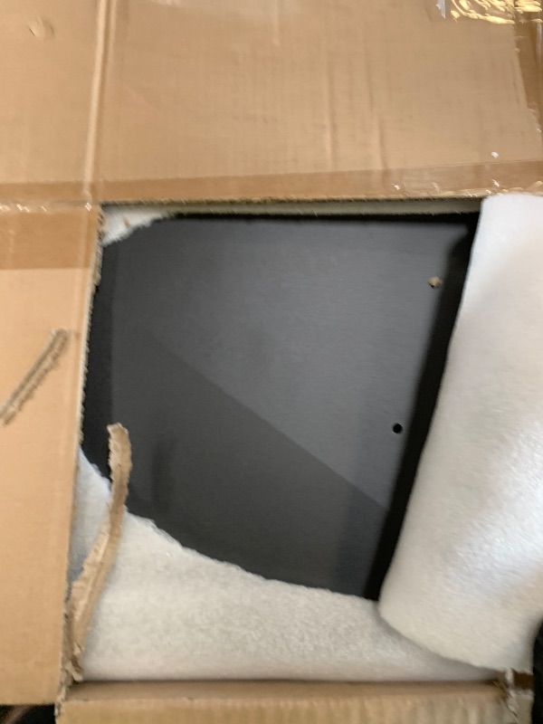 Photo 1 of BUYYAH Chimney Cap 14" x 21", Chimney Cover, Bottom Installation Method Adjustable to Fit Outside Existing Clay Flue Tile Dimensions, Black