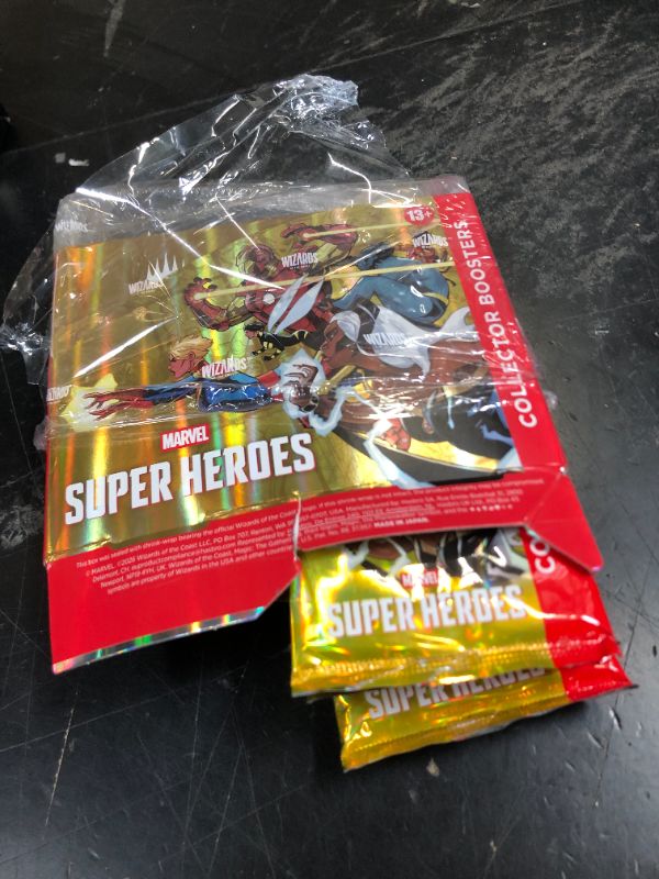 Photo 1 of Magic: The Gathering | Marvel Super Heroes Collector Booster Box | 12 Packs | Collectible Trading Card Game