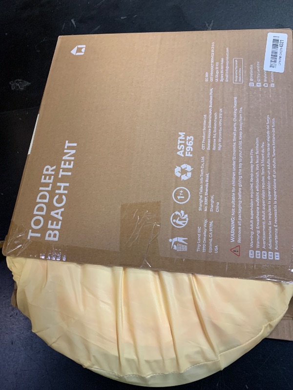 Photo 1 of Tiny Land Baby Beach Tent, 2026 New Pop Up UPF 50+ Sun Protection