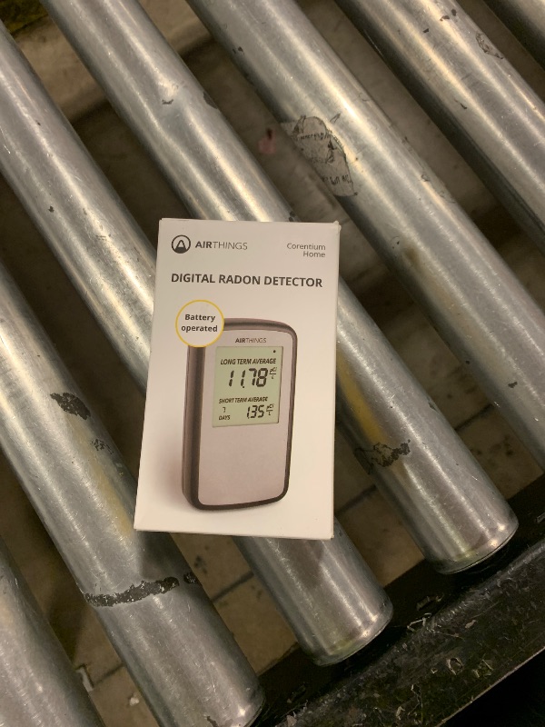 Photo 1 of Airthings Corentium Home Radon Detector 223 Portable, Lightweight, Easy-to-Use, (3) AAA Battery Operated, USA Version, pCi/L