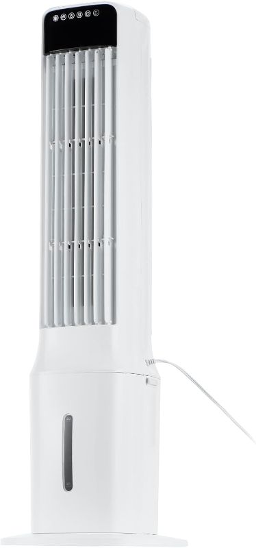 Photo 1 of Uthfy 41 Inch Portable Air Conditioners, Cooling Fans that Blow Cold Air with 24H Timer, 4 Modes & 3 Speeds, Dual Water Tank, 4 Ice Packs, Remote, 2.4 Gal, Portable AC, 3 In 1 Swamp Cooler for Bedroom
