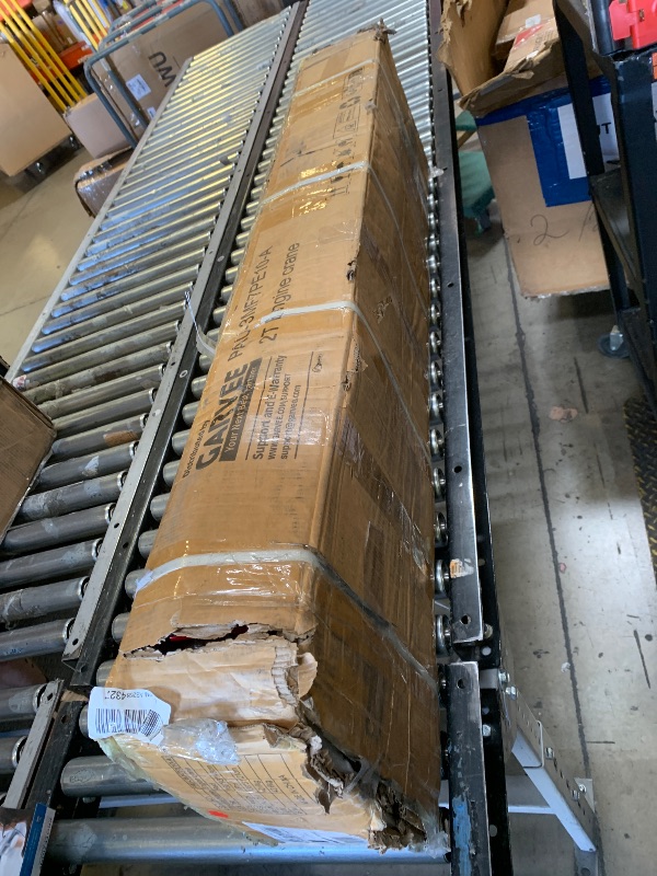 Photo 1 of Garvee 2-Ton Engine Hoist - 4400 lbs Folding Hydraulic Cherry Picker, Heavy-Duty Shop Crane with 6 Caster Wheels and 4 Adjustable Boom Positions for Warehouse, Garage, and Workshop, Red