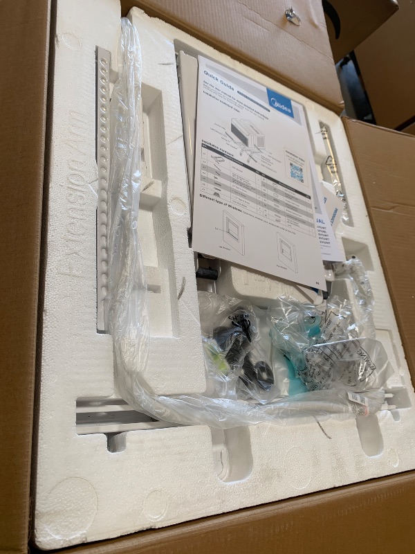 Photo 1 of Midea 10,000 BTU U Shaped Smart Inverter Window Air Conditioner - Cools 450 Sq Ft, Ultra Quiet with Open Window Operation - Alexa/Google Assistant Compatible, 37% Energy Savings, Remote (2026 Edition)