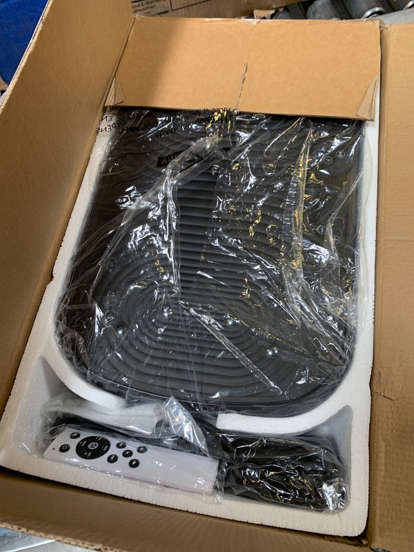 Photo 1 of Vibration Plate Exercise Machine, Vibration Plate for Lymphatic Drainage Weight Loss, 130 Levels Vibrating Plate with Knee Pads Bluetooth, Shake Plate with 450 Lbs Capacity Full Body Workout Equipment