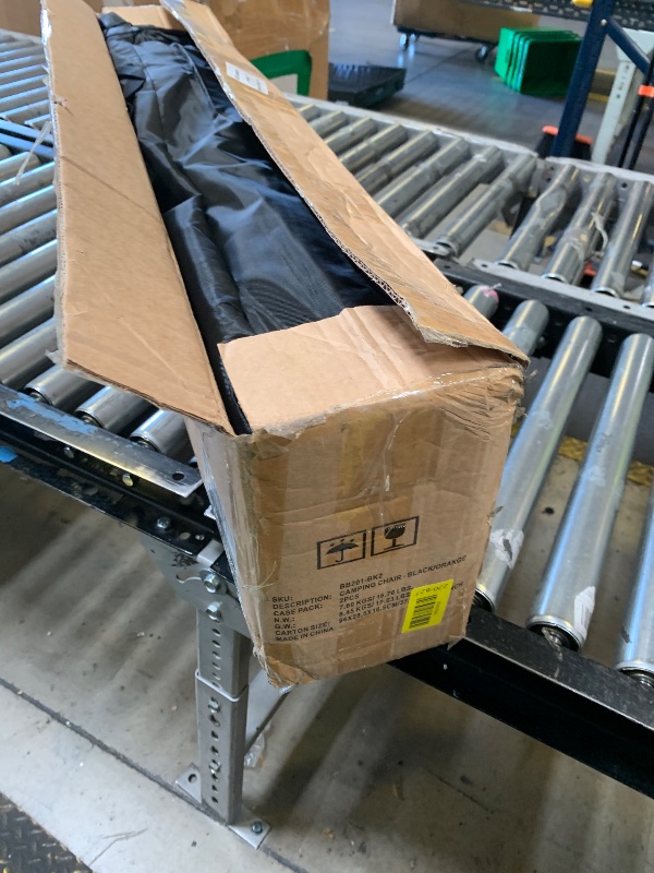 Photo 1 of FAIR WIND Oversized Padded Camping Chair 2 Pack 350 LBS Capacity Heavy Duty Quad Chair with Lumbar-Support, Side Pocket & Cup Holder Portable Lawn Chair for Outside, Tailgating, Beach, Sports