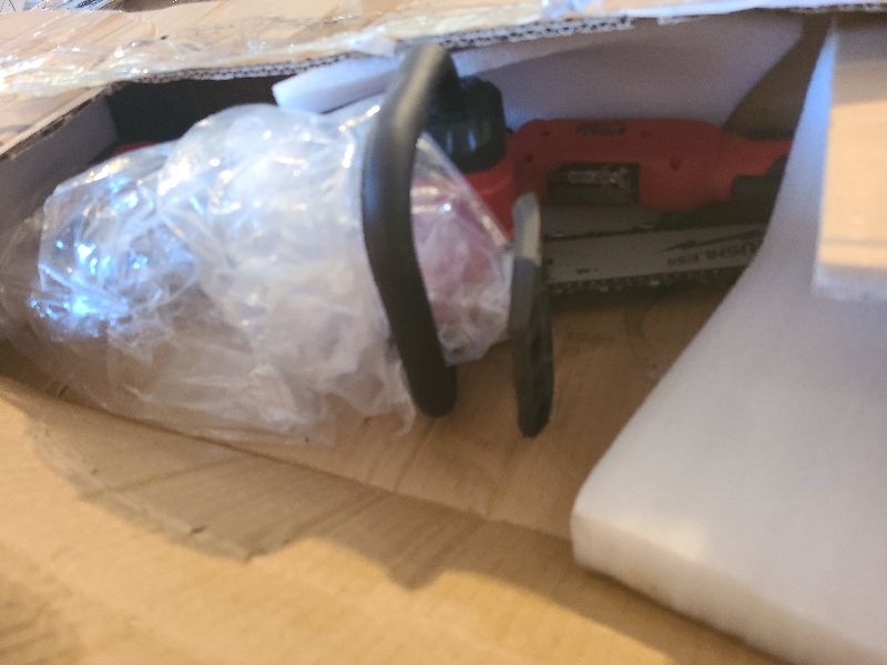 Photo 1 of 2-IN-1 Cordless 10-Inch Pole Saw And Chainsaw Compatible with Milwaukee 18V Battery, Total Reach of Max 15ft, Auto Oiling, Electric Pole Saw for Tree Trimming Pruning (Battery NOT Included)