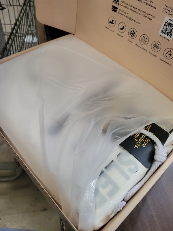 Photo 1 of 1200 Thread Count 100% Egyptian Cotton Sheets Bed Set for RV Camper,Thickness,Long-Lasting Durability,Resists Pilling,Deep Pocket Up to 18",with a Laundry Bag (White, Full)