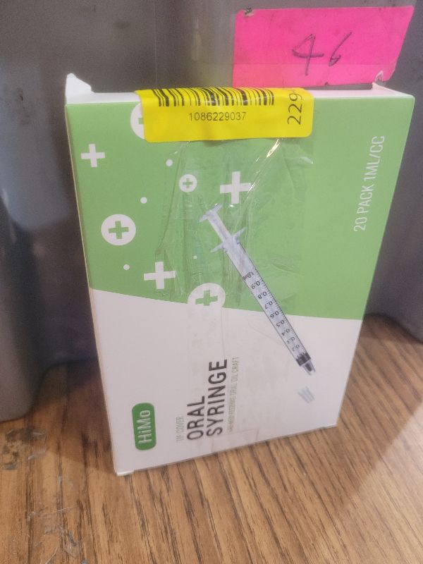 Photo 1 of 20 Pack 1ml Syringe with Cap for Liquid, 1cc Plastic Small Syringes with Cover, Non-Sterile, No Needle