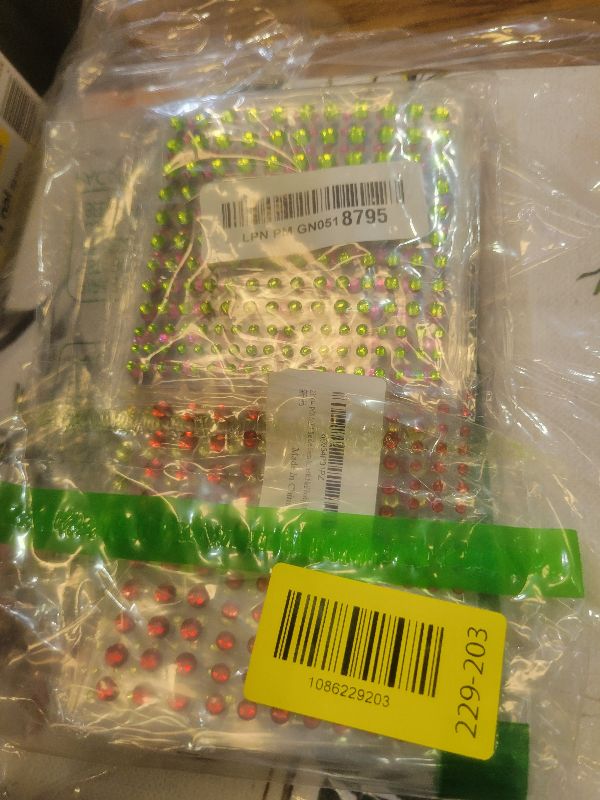 Photo 1 of 2310 PCS Self Adhesive Rhinestone Gem Stickers for Face Nail Body Makeup Festival,4 Size 14 Sheets Bling Jewels Stickers Earrings for DIY Kids Craft Card Decorations