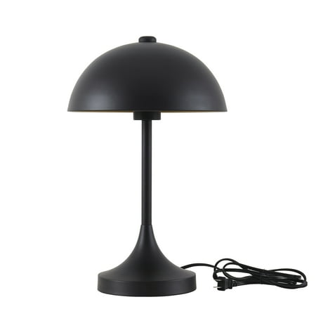 Photo 1 of  Better Homes & Gardens 18 Modern Dome Touch on/Off Table Lamp Black 