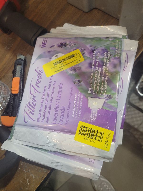 Photo 1 of (2 pack) The WEB FilterFresh Whole Home Lavender Air Freshener. Filter scent attaches to any HVAC air filter.