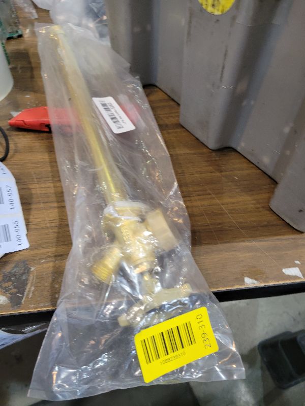Photo 1 of 12 Inch Anti-Siphon Frost Free Sillcock Valve Multiturn 1/2 Inch NPT, 3/4 Inch Hose Bibb, Brass Body,Brass Valve 12 inch Length