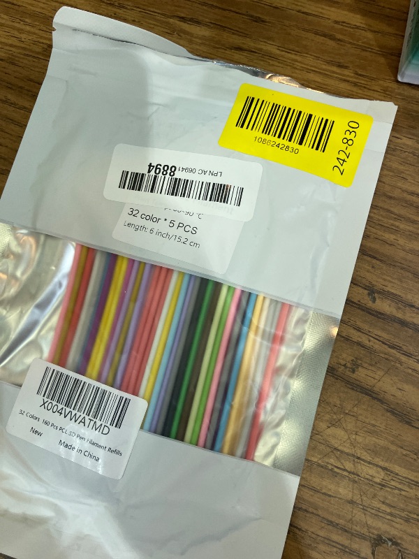 Photo 1 of 160Pcs 32 Colors PCL 2.5mm 3D Low Temperature Pen Filament Refill