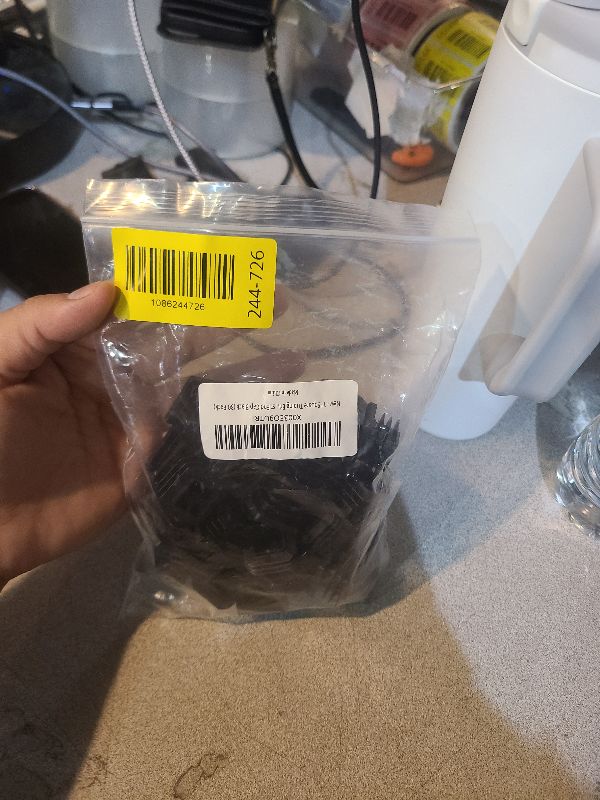Photo 1 of 1" Square Tubing End Caps, Plastic Square Plugs 25 mm x 25 mm for Chair Glide Floor Protector Tubing Post End Cap Black (30 Pack)