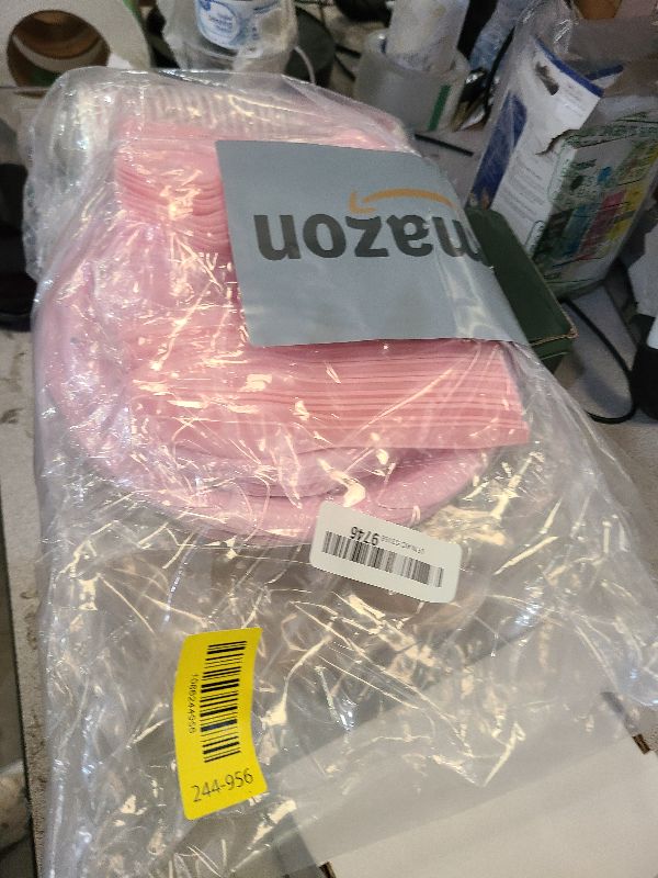 View 2 of 140Pcs Spa Party Supplies for Girls Pink Sleepover Party Decorations Slumber Spa Pajama Dinnerware Plates Napkins Forks Cups Set Makeup Birthday Decor Serve 20 Guests