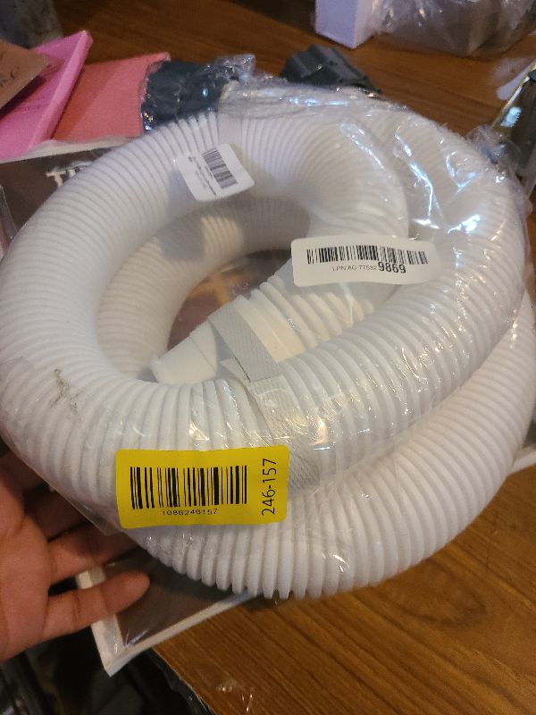 Photo 1 of 2 Pack 1.5" Pool Filter Pump Hoses, 40" Replacement Hoses for Above Ground Pools, Compatible with 1500–2500 GPH Filter Pumps, Sand Filters & Saltwater Systems
