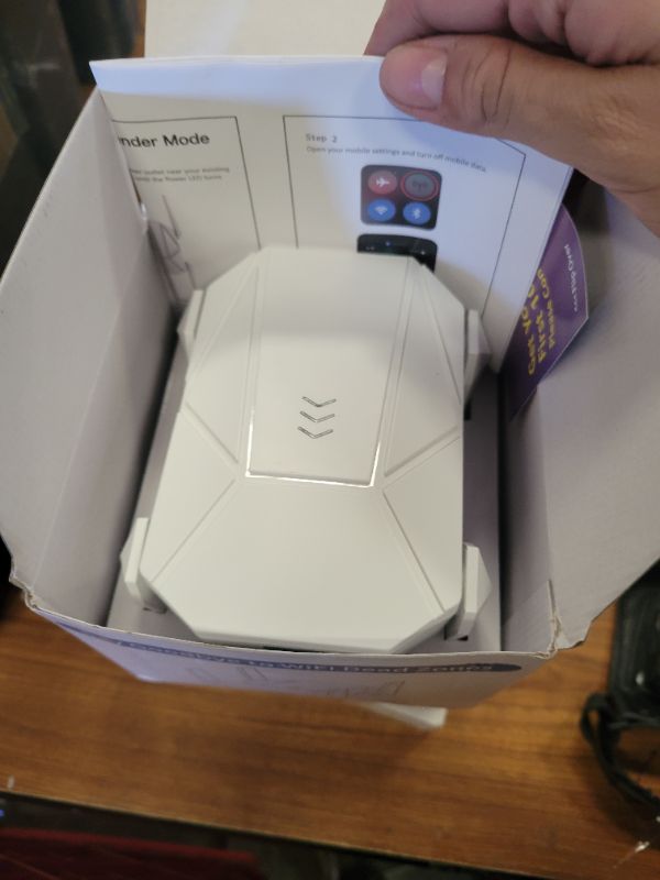 View 2 of 2026 15X Fastest WiFi 6 Booster 1800Mbps Dual Band (5.8/2.4GHz) WiFi Extender Signal Booster for Home and 125+ Devices ?Blue?