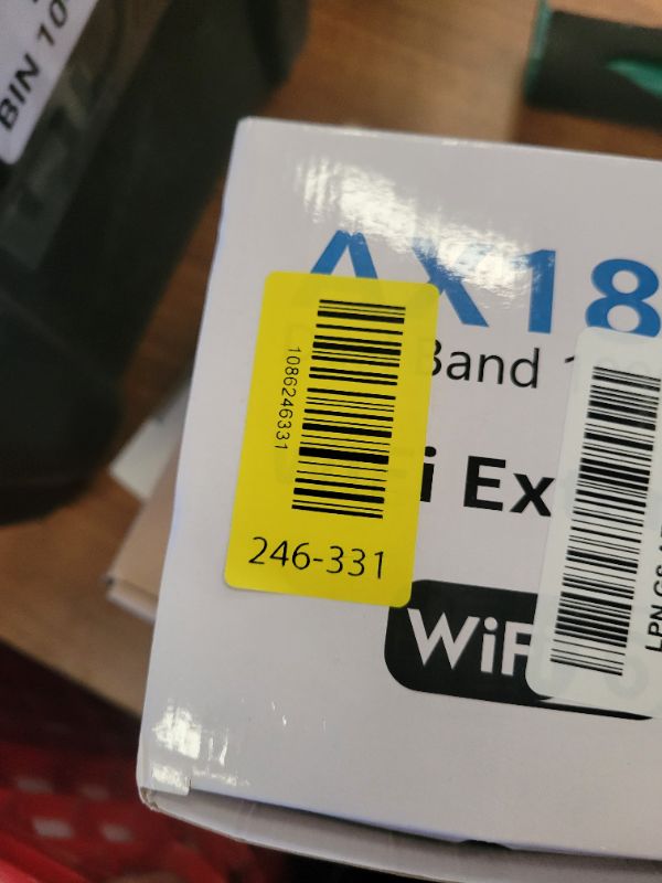 View 1 of 2026 15X Fastest WiFi 6 Booster 1800Mbps Dual Band (5.8/2.4GHz) WiFi Extender Signal Booster for Home and 125+ Devices ?Blue?