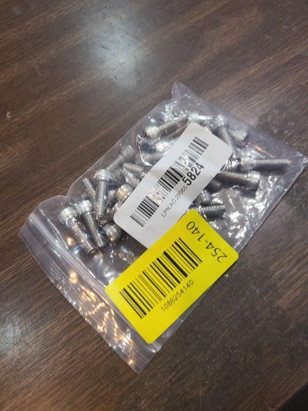 View 2 of 1/4"-20 x 3/4 inch Stainless Socket Head Cap Screws, 304 Stainless Steel 18-8, Allen Hex Drive, Full Thread Coverage, 30 Pack