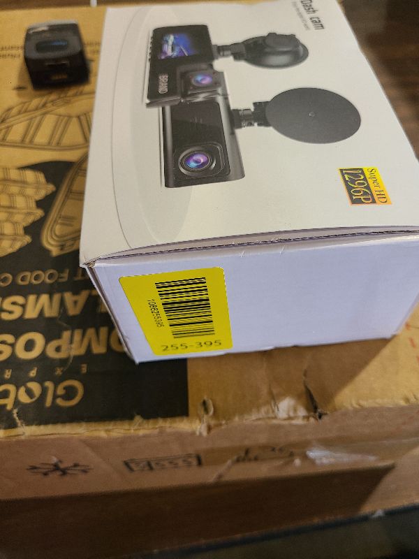 Photo 1 of 1080P Dual Dash Camera for Car Front and Inside Dashcam Car Security Video Recorder,170°Wide Angle Vehicle Cam,WDR,G-Sensor,2’’ IPS Screen,Loop Recording,Night Vision (Dual Dash Cam with 32G Card)