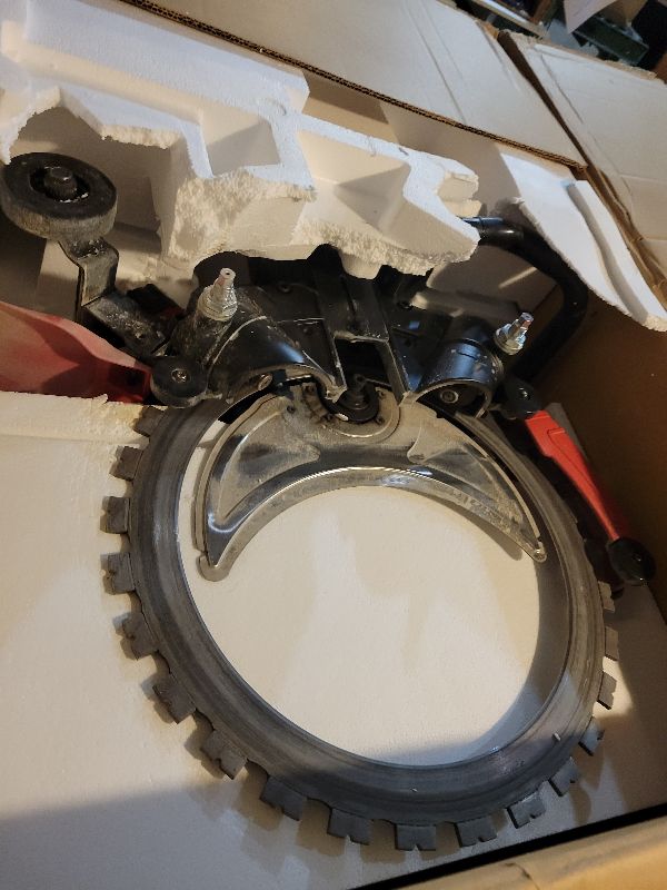 Photo 1 of 16" Concrete Ring Saw, 9500W Toroidal Electric Concrete Saw Cutting Machine, Wet Cutting System, Max Cutting Depth 11.8" Electric Ring Cutter For Brick, Concrete, Marble And Rebar(9500W)